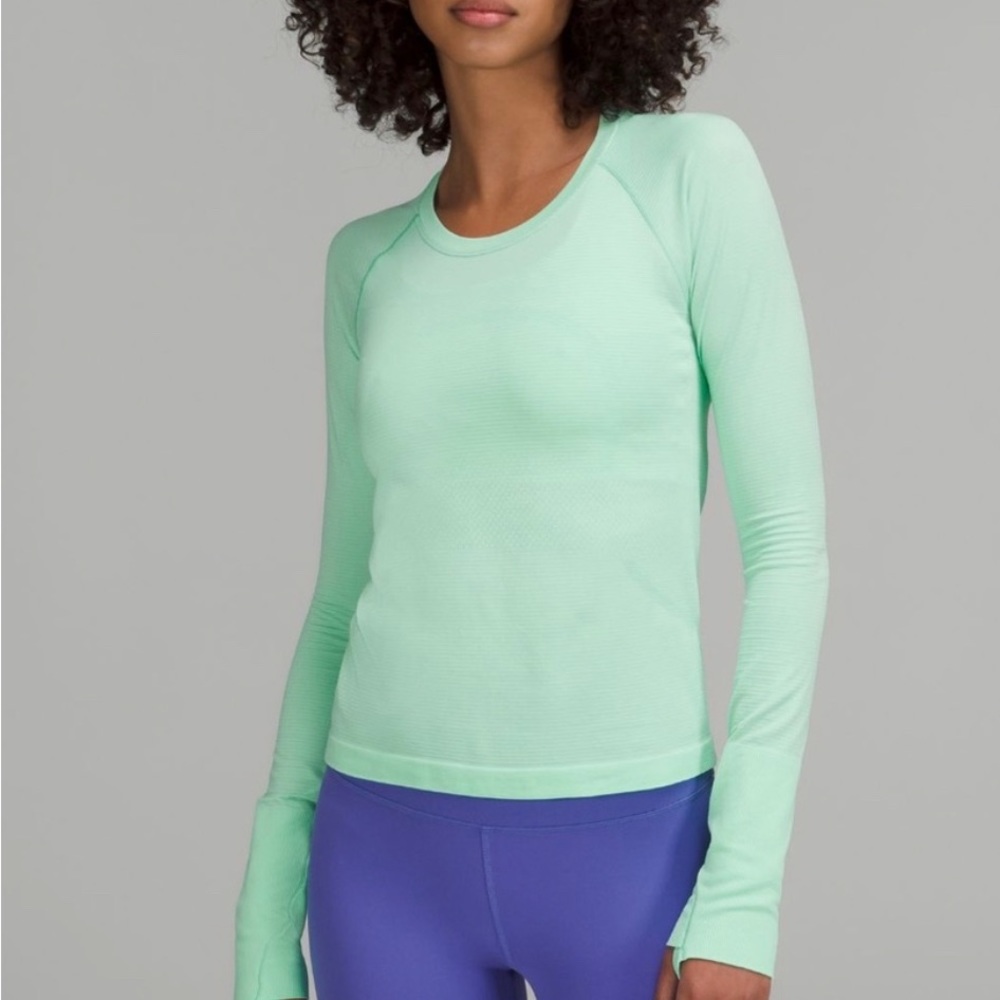 Lululemon Long Sleeve Swiftly Tech 2.0 Wild Mint